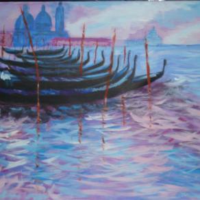 Elena Mordenti - Gondole a venezia