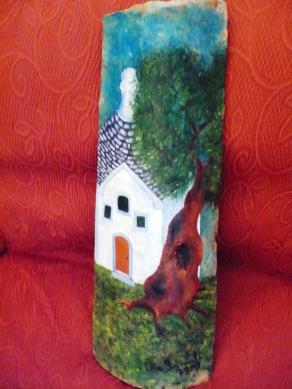 Tegola con Trullo e Ulivo secolare