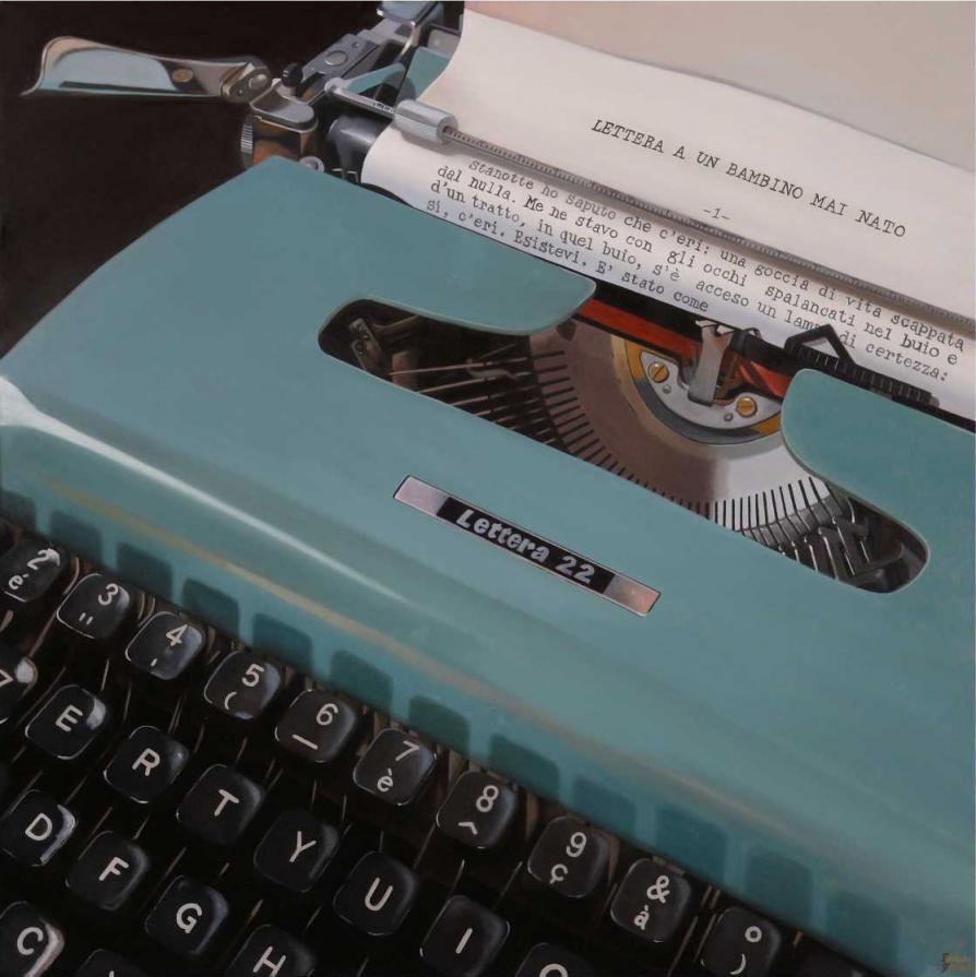 "ITALIAN STYLE" Olivetti Lettera 22, della Fallaci "ITALIAN STYLE" Olivetti Lettera 22, della Fallaci