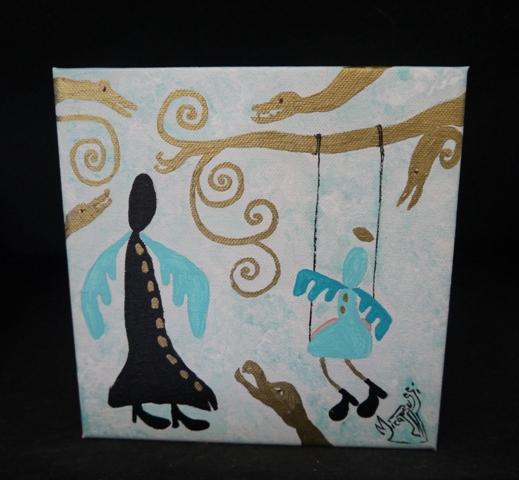 Quadrittico - Serie "Angel" 2 altalena Quadrittico - Serie "Angel" 2 altalena