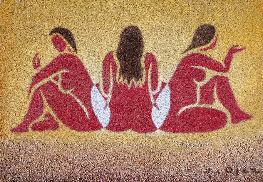 Le tre grazie:  Aglaia, Eufrosine e Talia