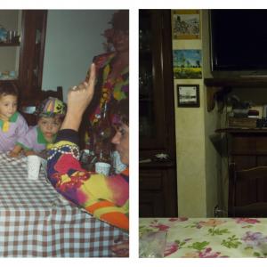 when i was back there here