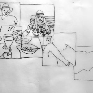 Scetch through the idea Picnic 