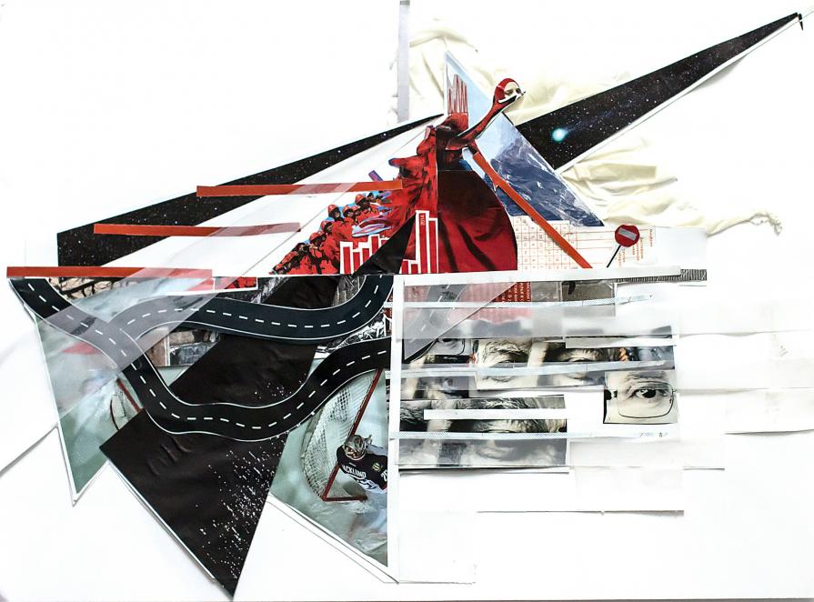 Paper cut collage (Sculp)