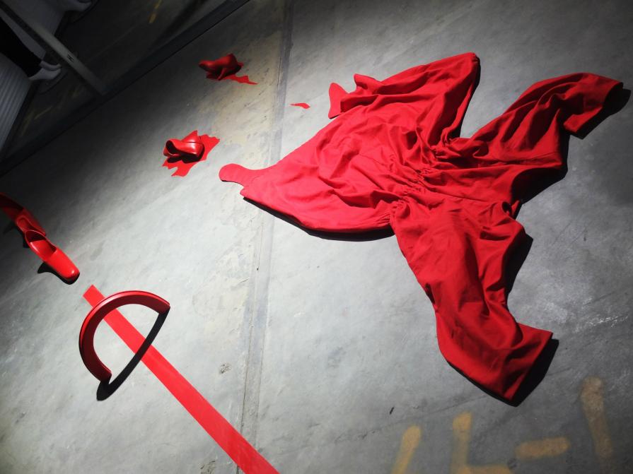 Installation for art Exhibition Lab at FashionClash Maastricht 