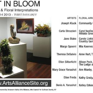 Carla Strozzieri partecipa a Art in Bloom, curate mostra d'arte