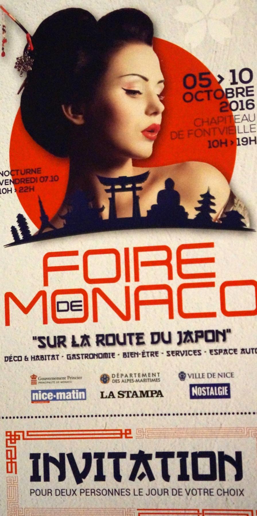 Presentation " Monaco Fair 2016" at Monaco ( Principality of Monaco) 