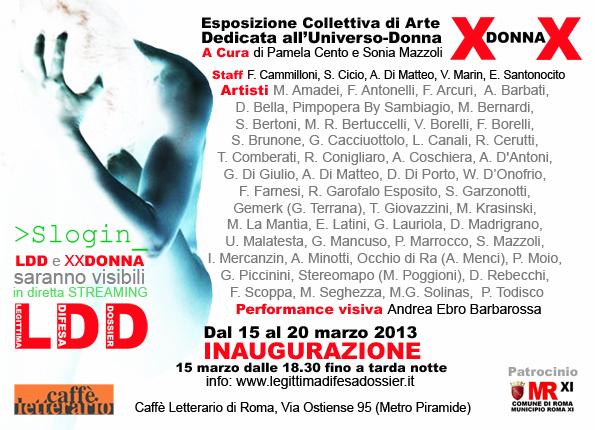  XXDonna - Esposizione d'arte nell'evento LDD Legittima Difesa Dossier