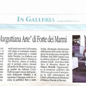 ESPOSIZIONE 2017 ALLA MARGUTTIANA A FORTE DEI MARMI