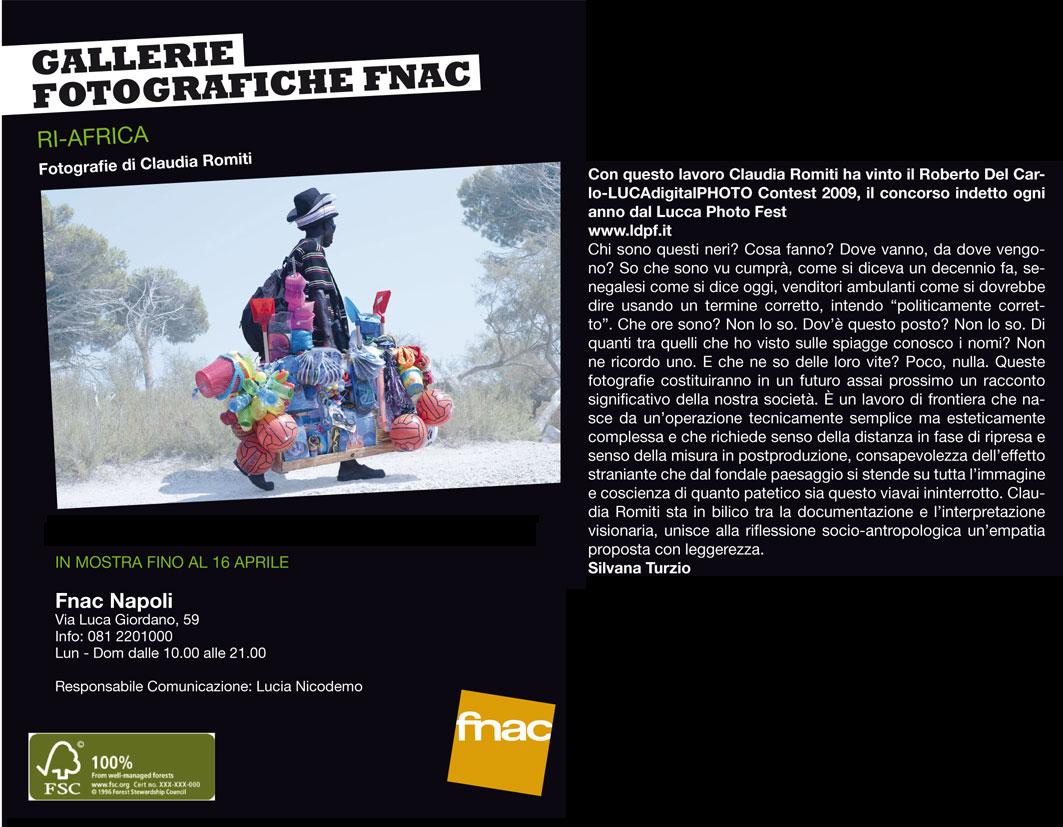 ri-Africa by Claudia Romiti alle Gallerie Fotografiche FNAC - Napoli