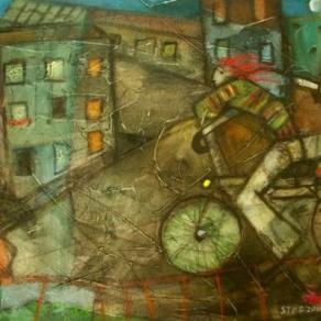 the bicyclist