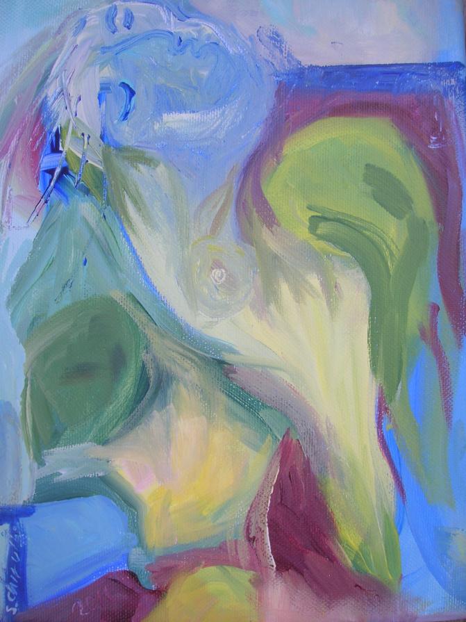 "La lecture" my interpretation of Picasso