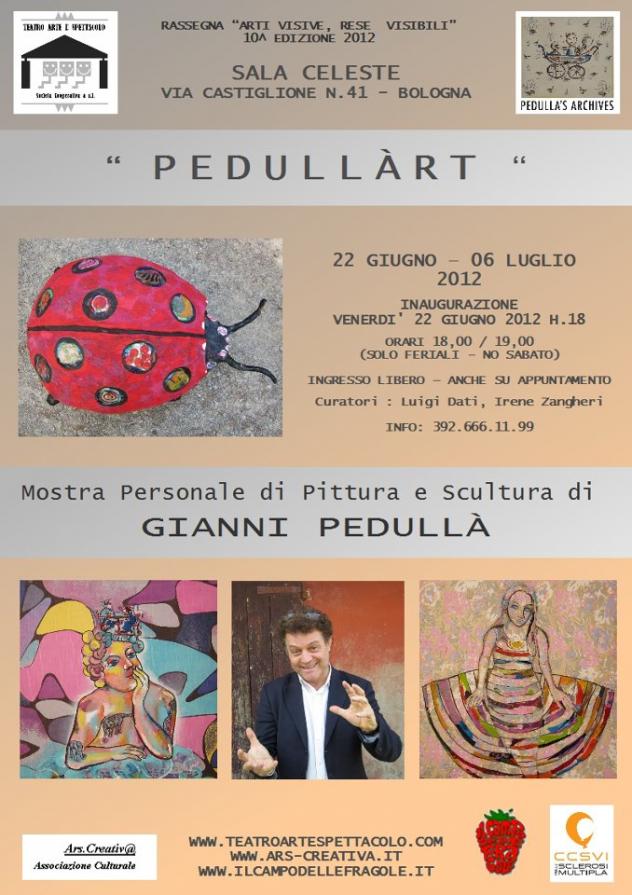 Locandina Mostra Gianni Pedullà Sala Celeste Bologna Locandina Mostra Gianni Pedullà Sala Celeste Bologna