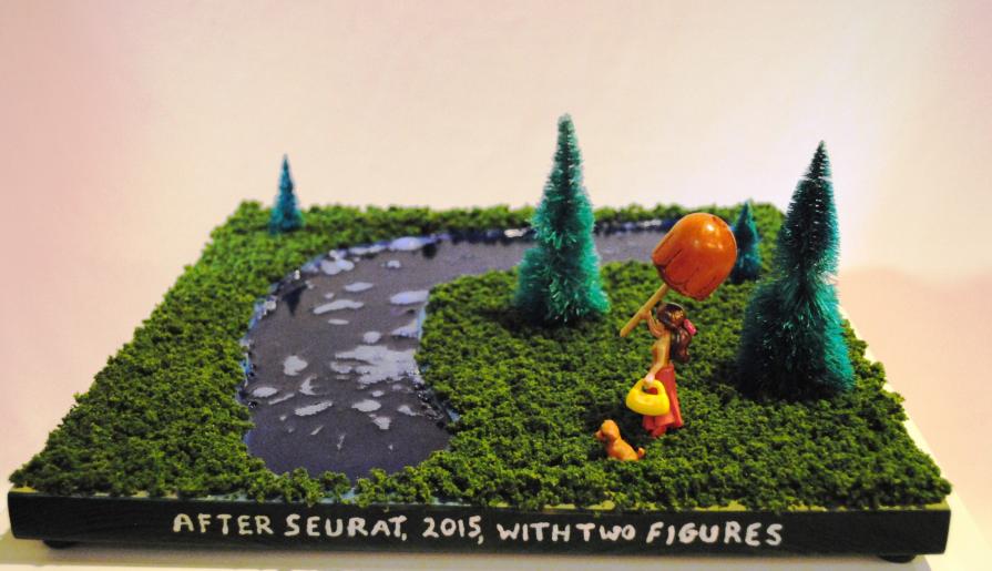 "After Seurat With Two Figures