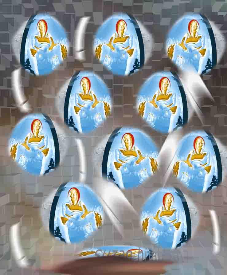 Behind her as she shared them and looked like in the mirror