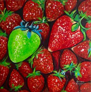 Fragole contrasto. (Sold)