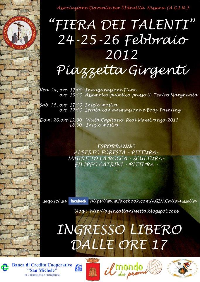 Fiera dei talenti "AGIN" Fiera dei talenti "AGIN"