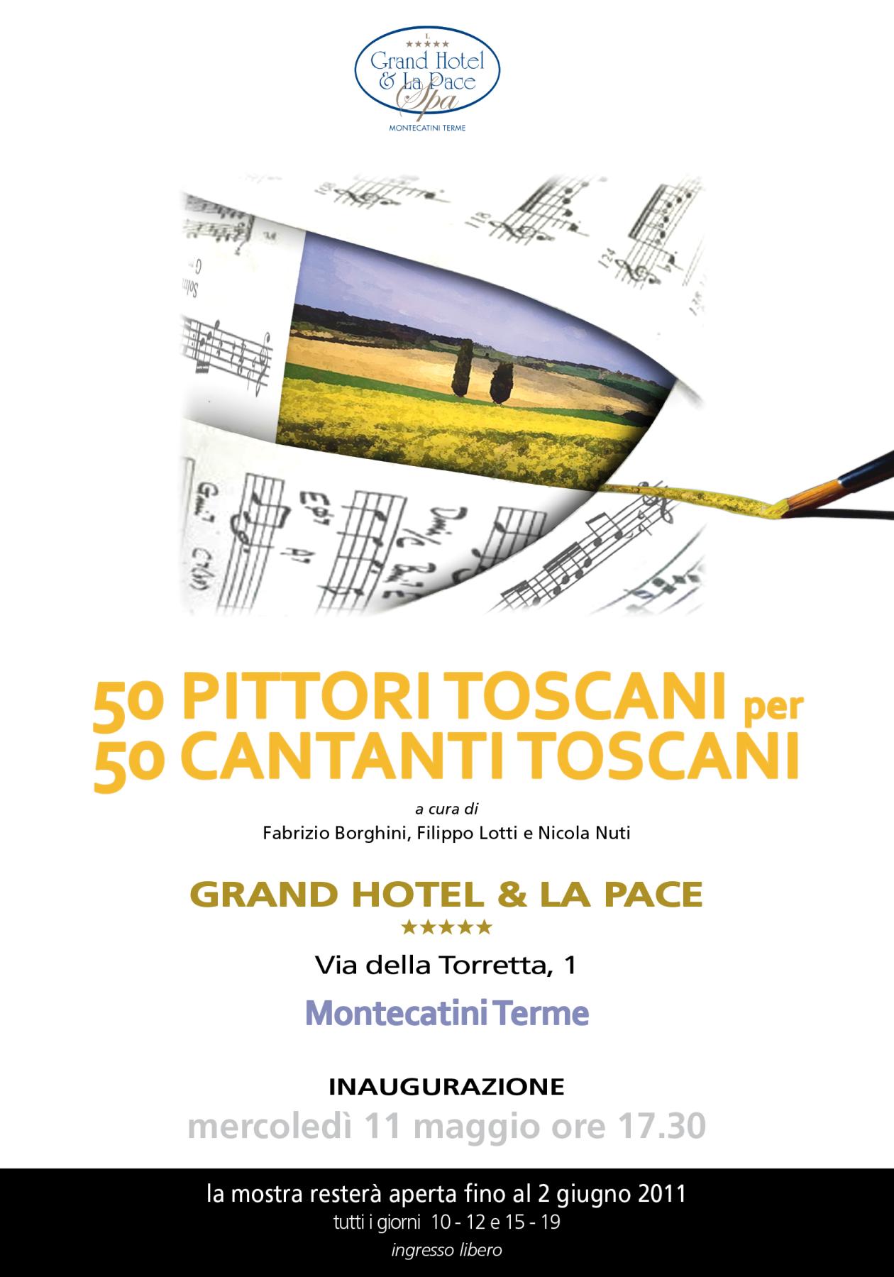 "50 pittori toscani per 50 cantanti toscani"