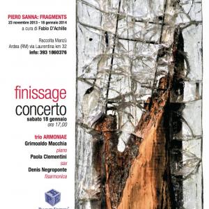 Finissage Piero Sanna - "Fragments"