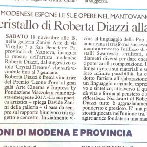 Presentazione di Roberta Diazzi in Galleria Zanini