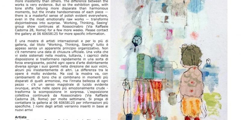 Working, Thinking, Seeing