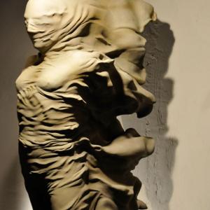 Il Maestro di scultura Denis Raccanelli alla ArteArte di Mantova.