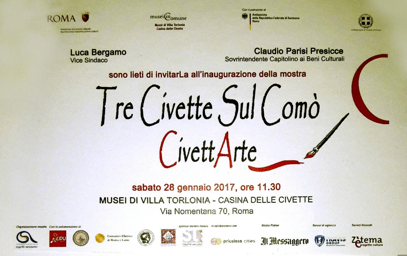 Tre civette sul comò