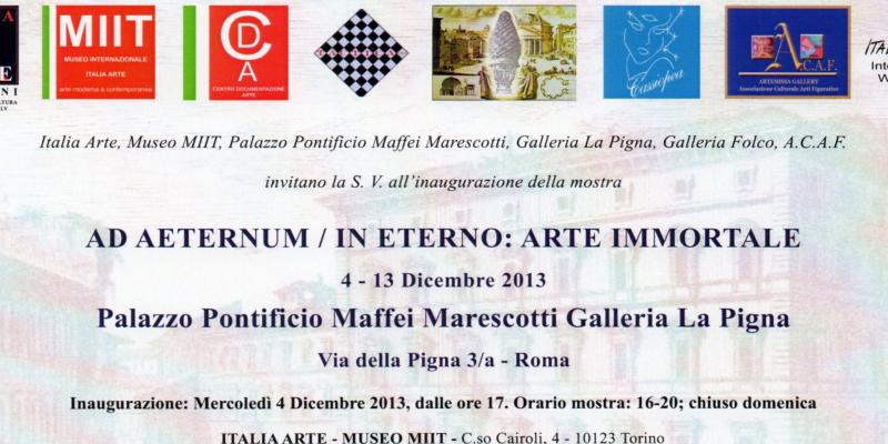 AD AETERNUM / IN ETERNO AD AETERNUM / IN ETERNO