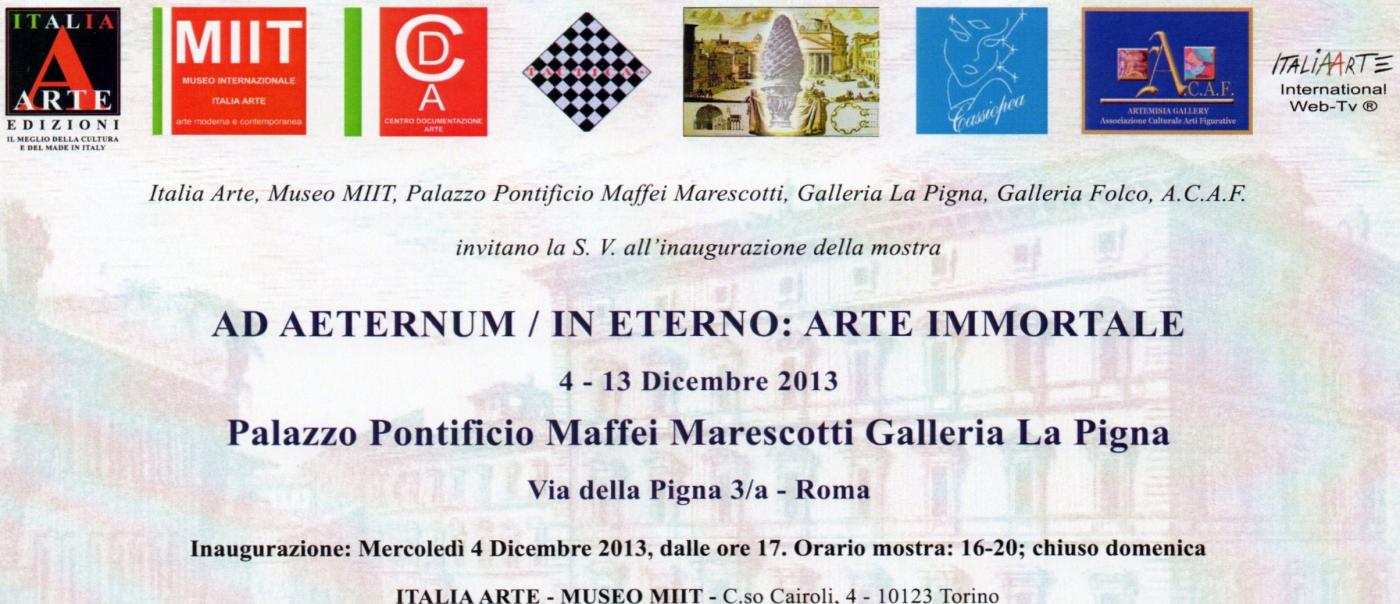 AD AETERNUM / IN ETERNO