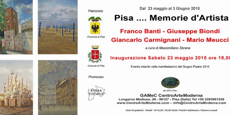 PISA … MEMORIE D’ARTISTA