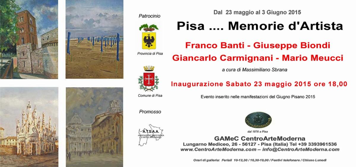 PISA … MEMORIE D’ARTISTA