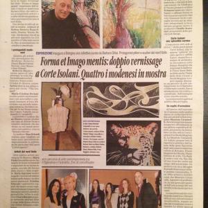DOPPIO VERNISSAGE A CORTE ISOLANI (BOLOGNA)