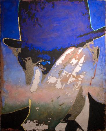 Mirrored portrait of René Magritte, Logic in absurd poetry. Mirrored portrait of René Magritte, Logic in absurd poetry.