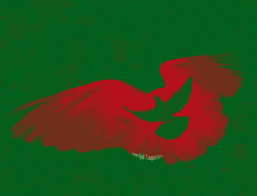 Peace in national Flag