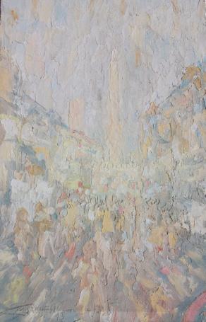 LE DUE TORRI  (AFFRESCO)