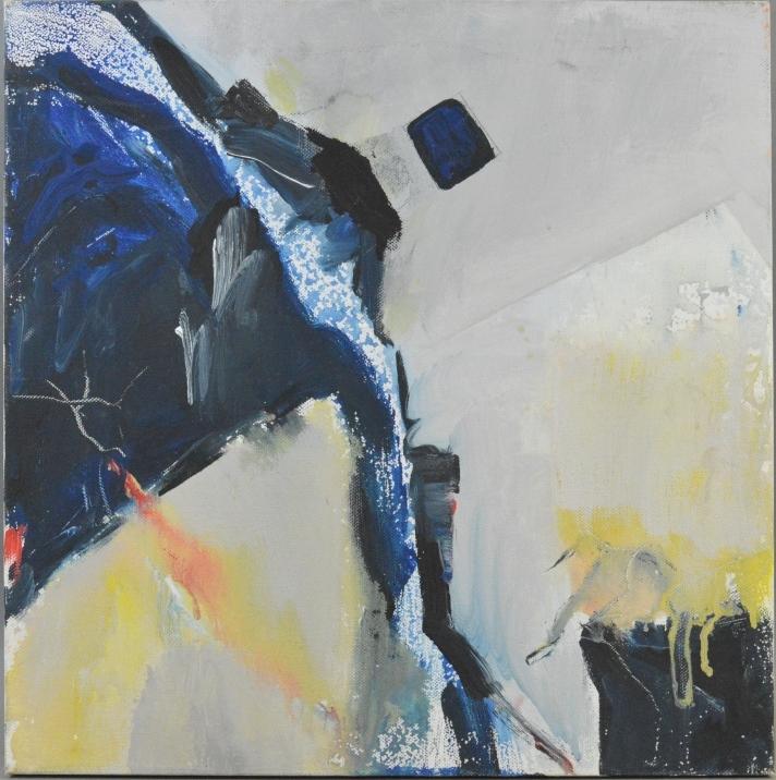 Olivier Steffens – Abstract- olio su tela - 40 x 40