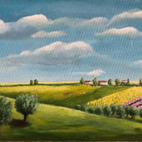 Maria Nobili - Spring - olio su tela - 30 x 20