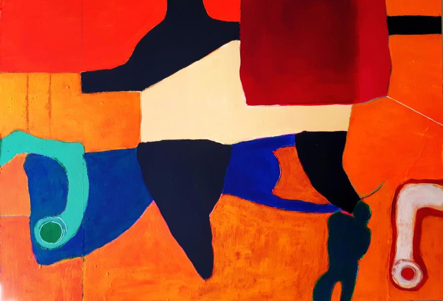 Orange was the colour of her dress