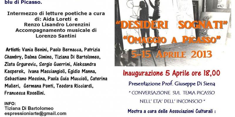 Desideri Sognati - Omaggio a Pablo Picasso Desideri Sognati - Omaggio a Pablo Picasso