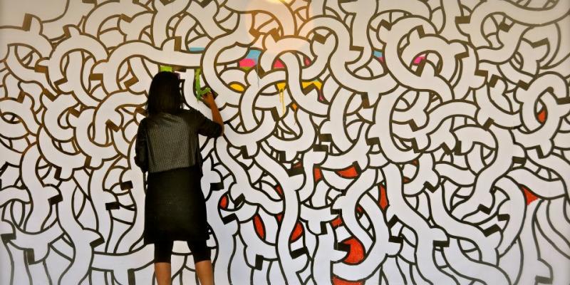 Live Painting in Old Jaffa Port, Tel Aviv