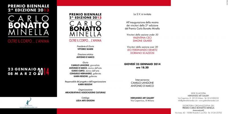 II tappa mostra vincitori - Premio Bonatto Minella - Galleria Hernandez 