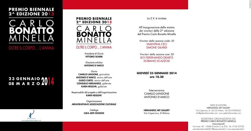 II tappa mostra vincitori - Premio Bonatto Minella - Galleria Hernandez 