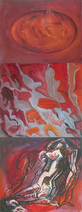 Love (triptych) - Ground Plan, Space, Fight