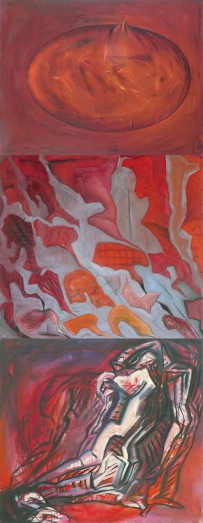 Love (triptych) - Ground Plan, Space, Fight