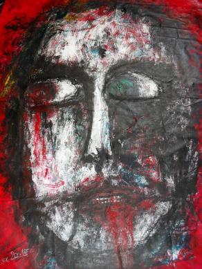 -Dialogue with the memories-Acryl auf Tuch,150 x 100 cm,