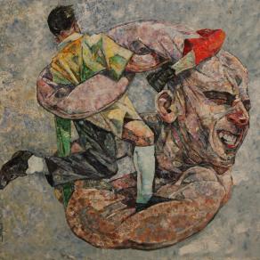 Tensione dell'assemblaggio umano - 90x90