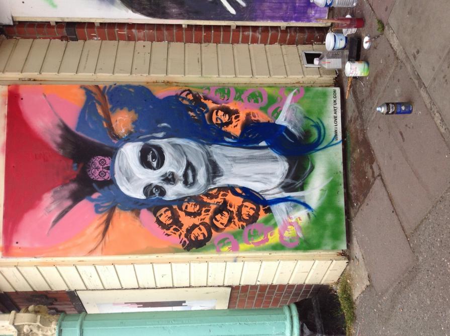 Untitled work in progress STREET ART