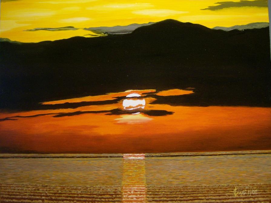 LG 0006 - Tramonto sul litorale di Anzio - Lazio