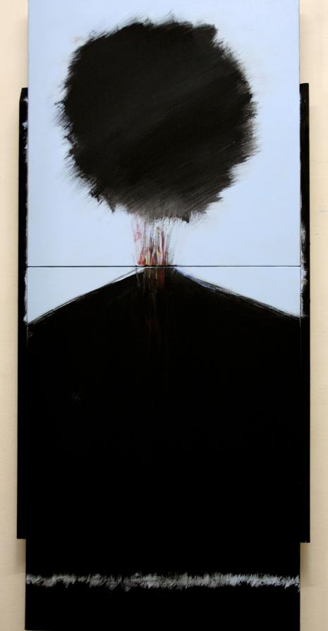 EQUILIBRIO 2013, acrilico su tela cm 140x60