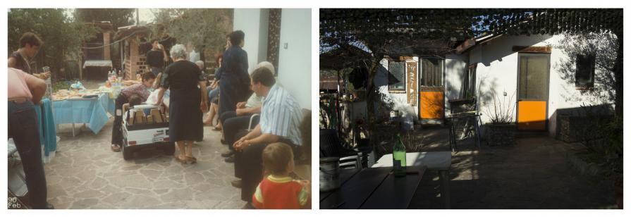 when i was back there here